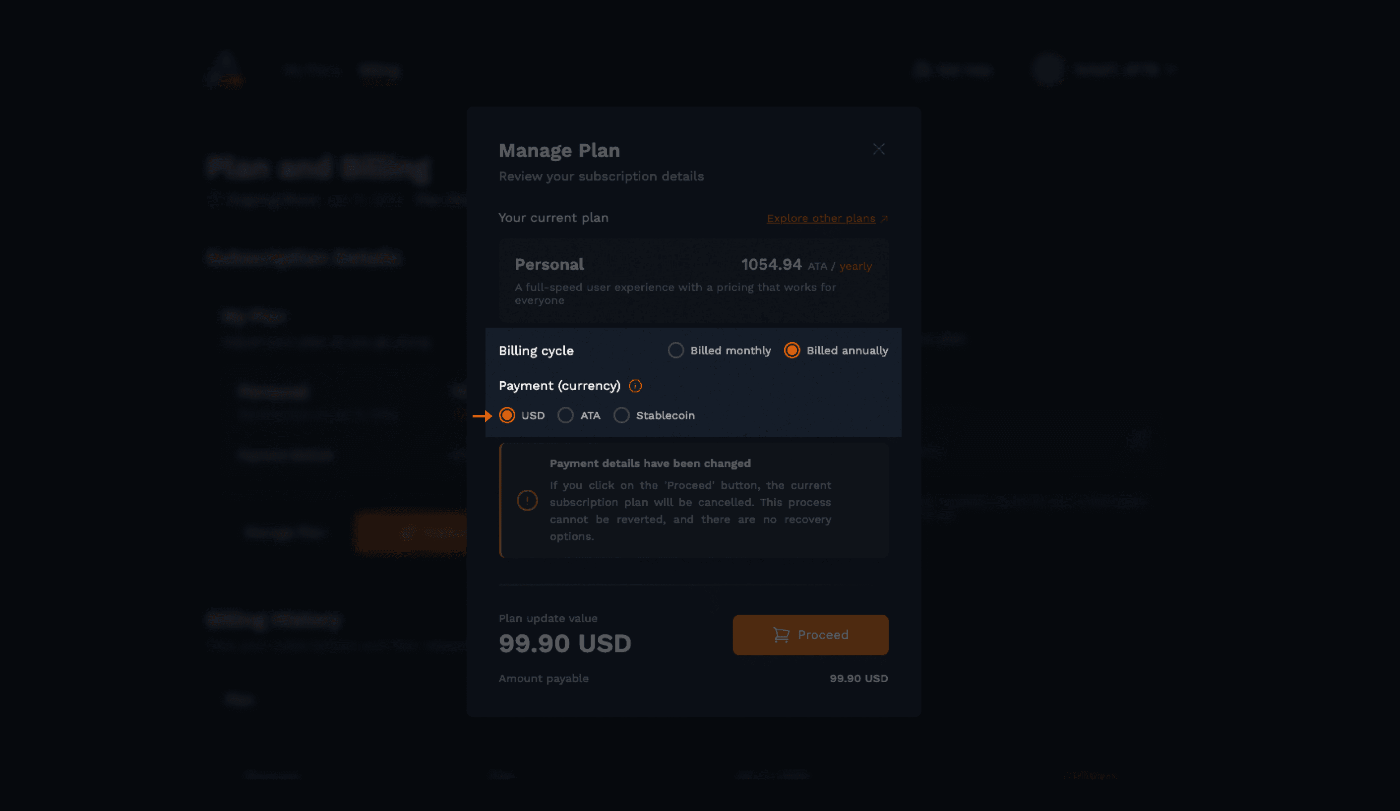 Select USD