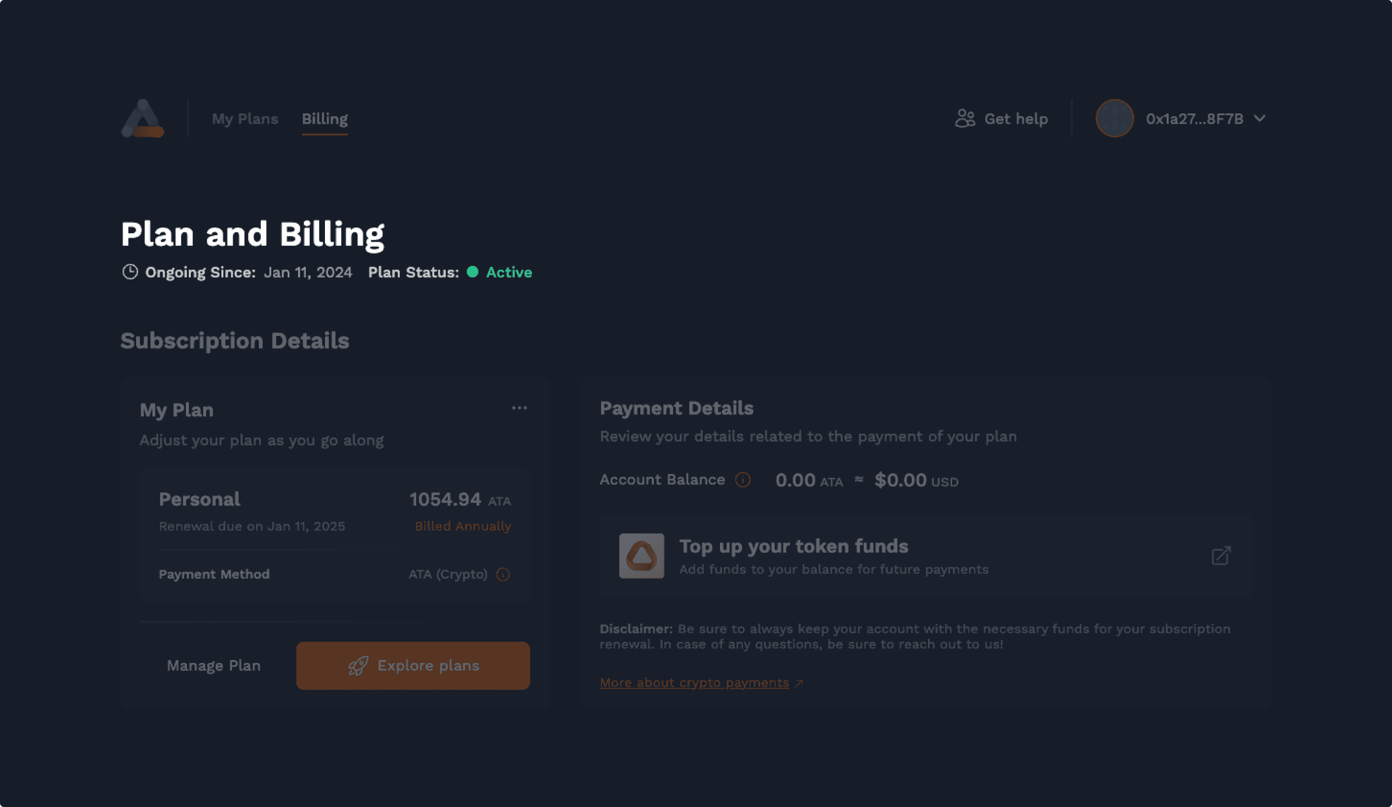 Payment complete